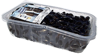 Barquette de moules de bouchot